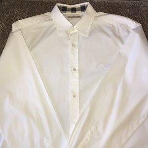 Burberry Long sleeve Stretch Cotton Poplin Shirt L